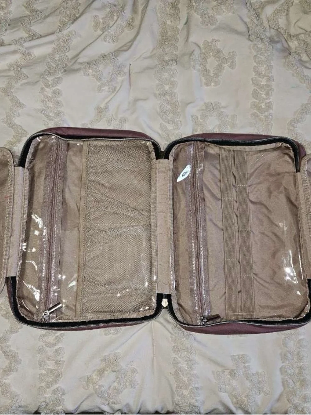 Travel Hanging Cosmetic Organizer Bag - Dusty Pink